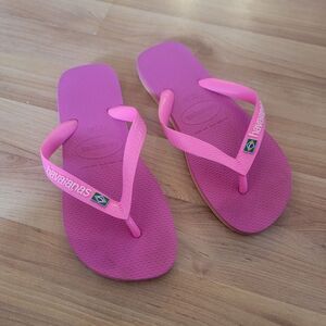 Havaianas Pink Flip Flops Women's Size 7/8